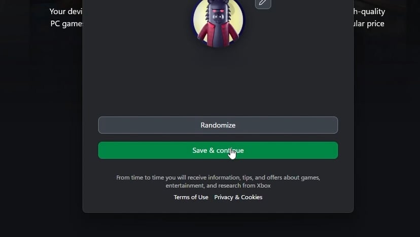 xbox setup image